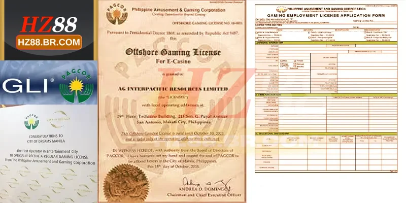 hz88 10 giấy phép hoạt động PAGCOR